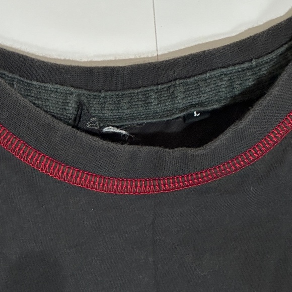 Y2K Harley Davidson HDMC #1 Skull Shirt Double Sided Large Vintage Distressed - Picture 11 of 15